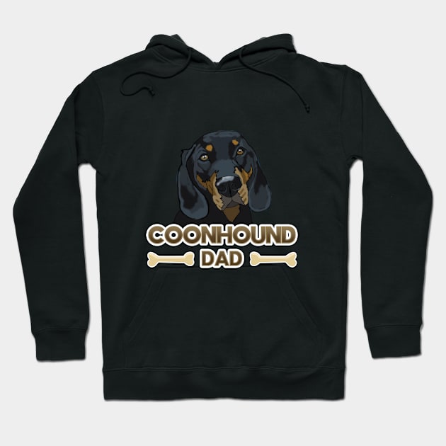 Coonhound - Coonhound Dad Hoodie by Kudostees